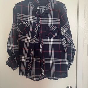 Eden & Olivia Striped flannel